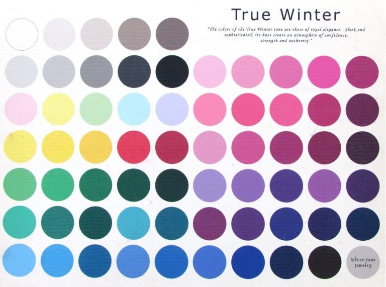 The Ultimate True Winter Color Palette Guide Extique 8091