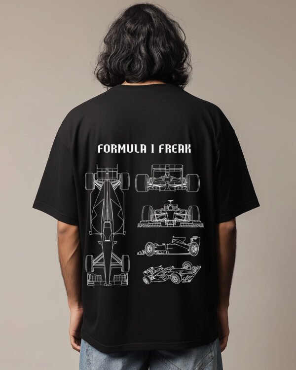 F1 Freak - Oversized 100% Cotton Tshirt for Men