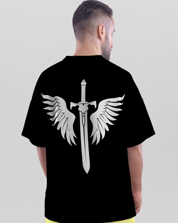 Guardian Angel Tshirt in Black