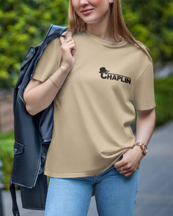 Charlie Chaplin Regular Tshirt for Women - Image 2